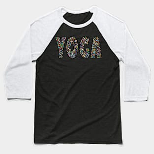 YOGA -Ohm - Namaste  - Meditation Baseball T-Shirt